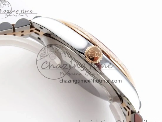 MiroTime 0226 Original DateJust 41 126331 904L SS RG VSF 1:1 Best Edition Brown Dial on Jubilee Bracelet VS 1711